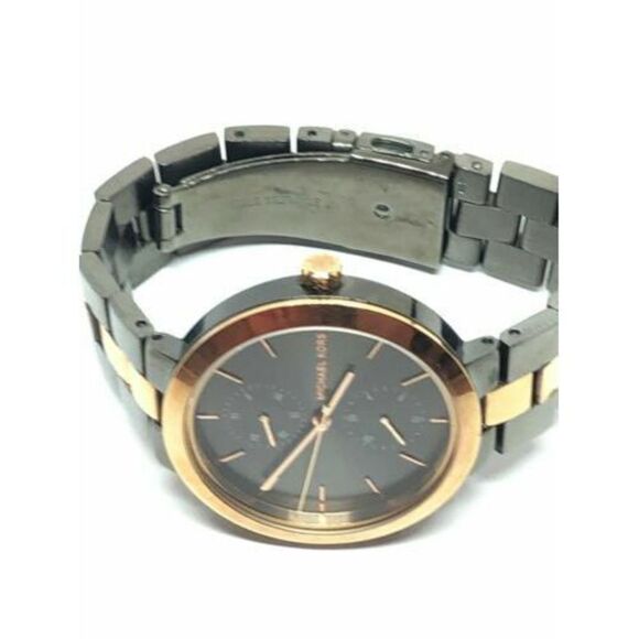 Michael Kors MK6431 Garner Gunmetal Dial Women's Quartz Analog Watch Bb678 - Picture 6 of 9